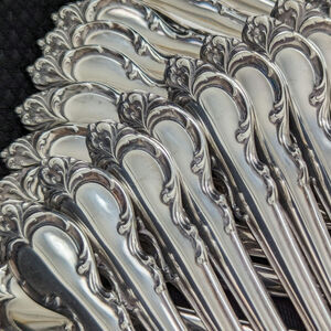 Elegant Silver Flatware Set